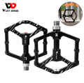 WEST BIKING Cycling 3 Bearings Magnetic Parking Bicycle Pedals Alloy Platform Large Area Road Mountain Bike Pedals.png