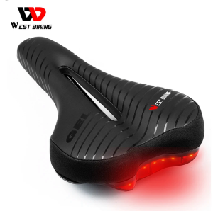  KOMFORTABLER GEL-FAHRRADSITZ MIT BELEUCHTUNG