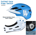 4WEST BIKING New White Motorcycle Helmets Custom Designing Crash Full Face Kids Dirt Bike Helmet For Kids.png